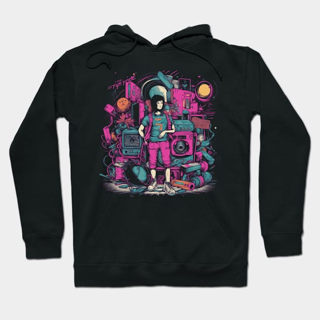 80s Music Hoodie by Pixy Official